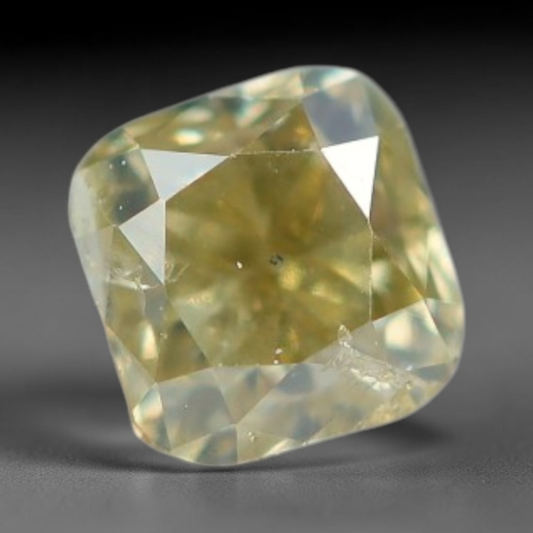 0.21ct Untreated Natural Fancy Diamond Loose Gemstone, 82BH: This fully polished untreated natural fancy diamond features inherent internal mineral markings characteristic of natural diamond formation, measured at calibrated dimensions of 2.9x2.8x2.5mm. Precisi