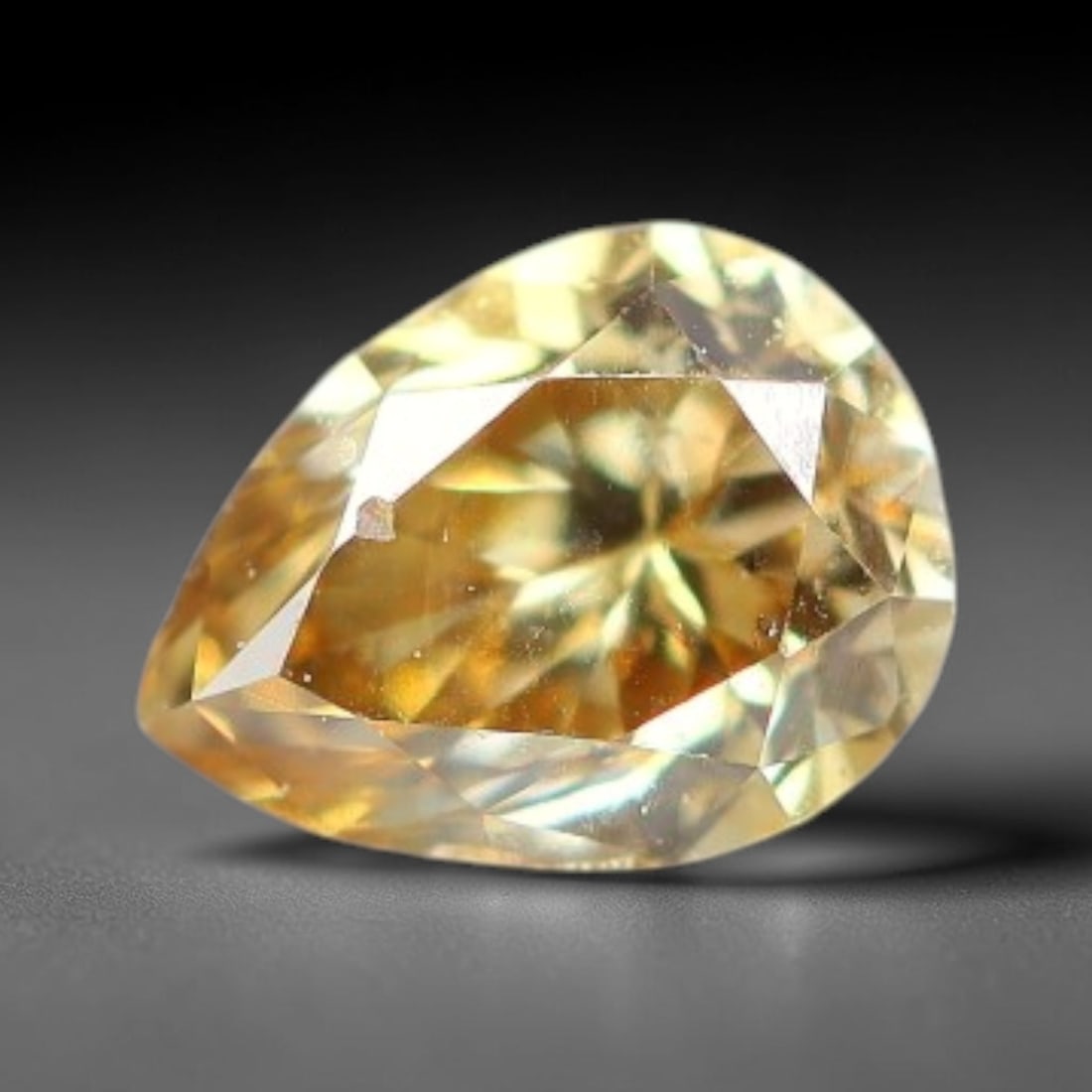 0.12ct Untreated Natural Fancy Diamond Loose Gemstone, 87BH: This fully polished untreated natural fancy diamond features inherent internal mineral markings characteristic of natural diamond formation, measured at calibrated dimensions of 3.7x2.8x1.8mm. Precisi