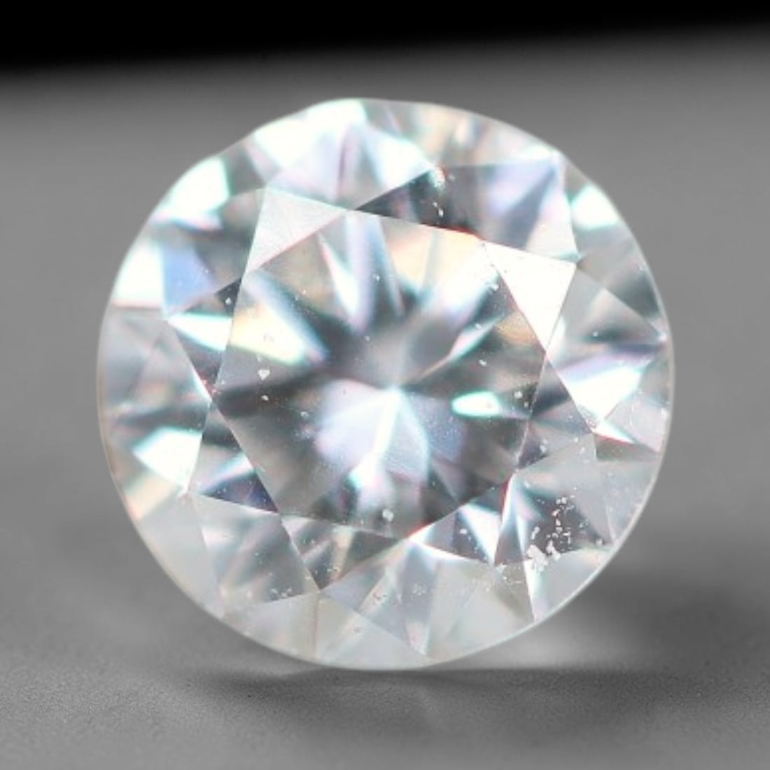 0.12ct Lab-Grown White Round Brilliant HPHT Diamond Loose Gemstone, 81BE (1 of 1)