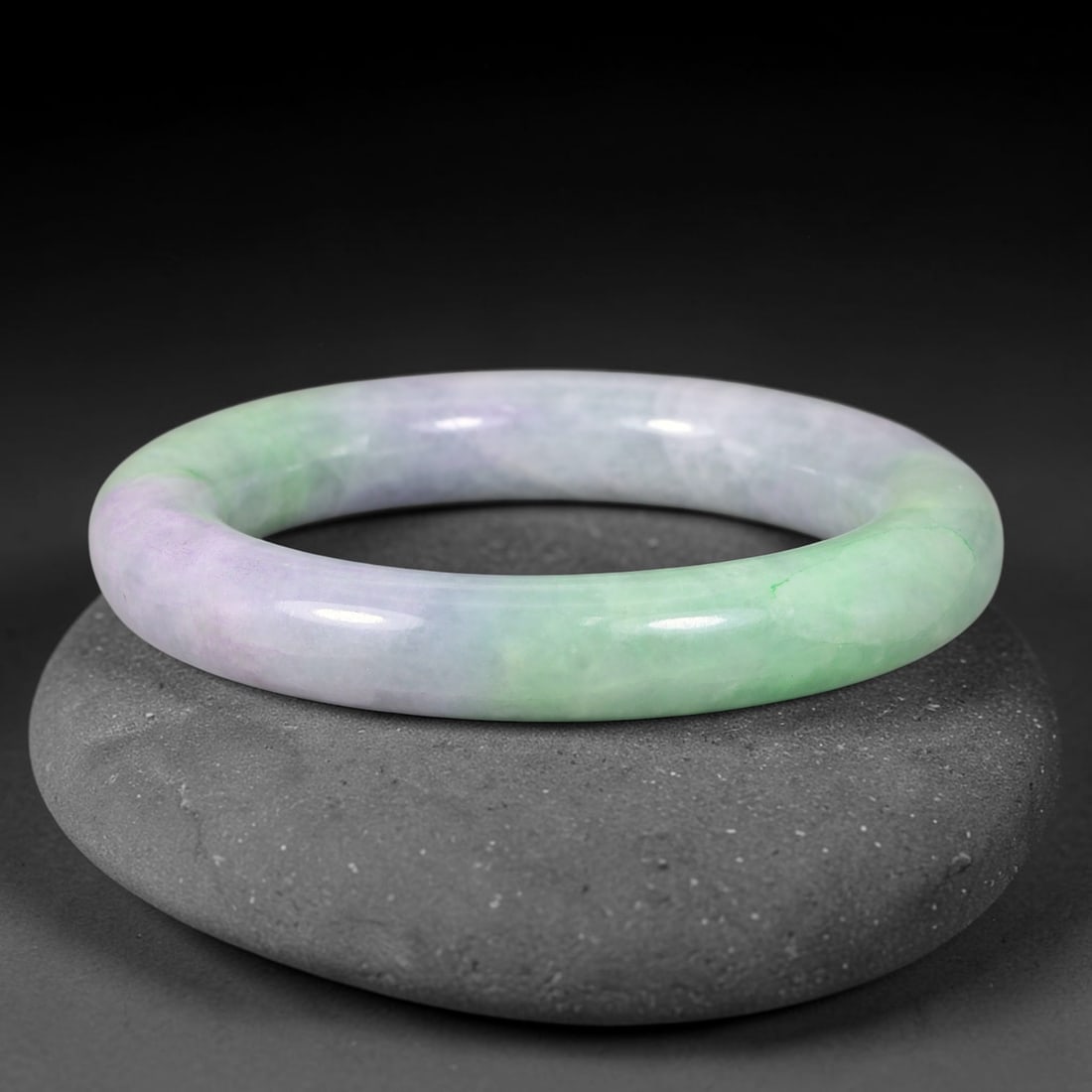 Natural Burmese Type A Jadeite Jade Bangle Bracelet, 86BK (1 of 1)