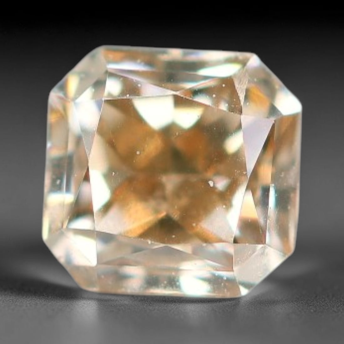 0.20ct Untreated Natural Fancy Diamond Loose Gemstone, 92BH: This fully polished untreated natural fancy diamond features inherent internal mineral markings characteristic of natural diamond formation, measured at calibrated dimensions of 3x2.9x2.3mm. Precision