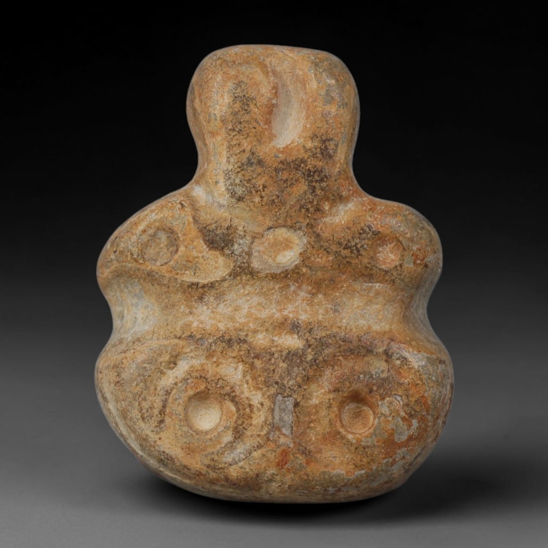 Ancient Near Eastern Hand Carved Stone Idol Amulet, 48AP (1 of 1)