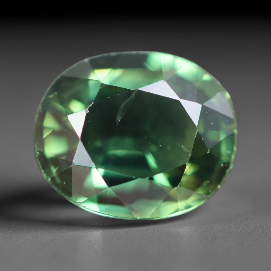 1.13ct Natural Australian Teal Faceted Sapphire Loose Gemstone, 26BA: This skillfully faceted sapphire features rich saturated body tone with fine microscopic mineral inclusions scattered evenly across its polished reflective planes within its 6.9x6x3.2mm calibrated dim