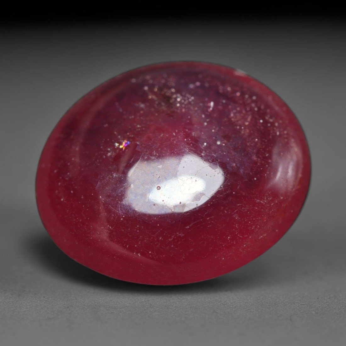 14.60ct Natural Madagascar Ruby Oval Cabochon Loose Gemstone, 58BY (1 of 1)