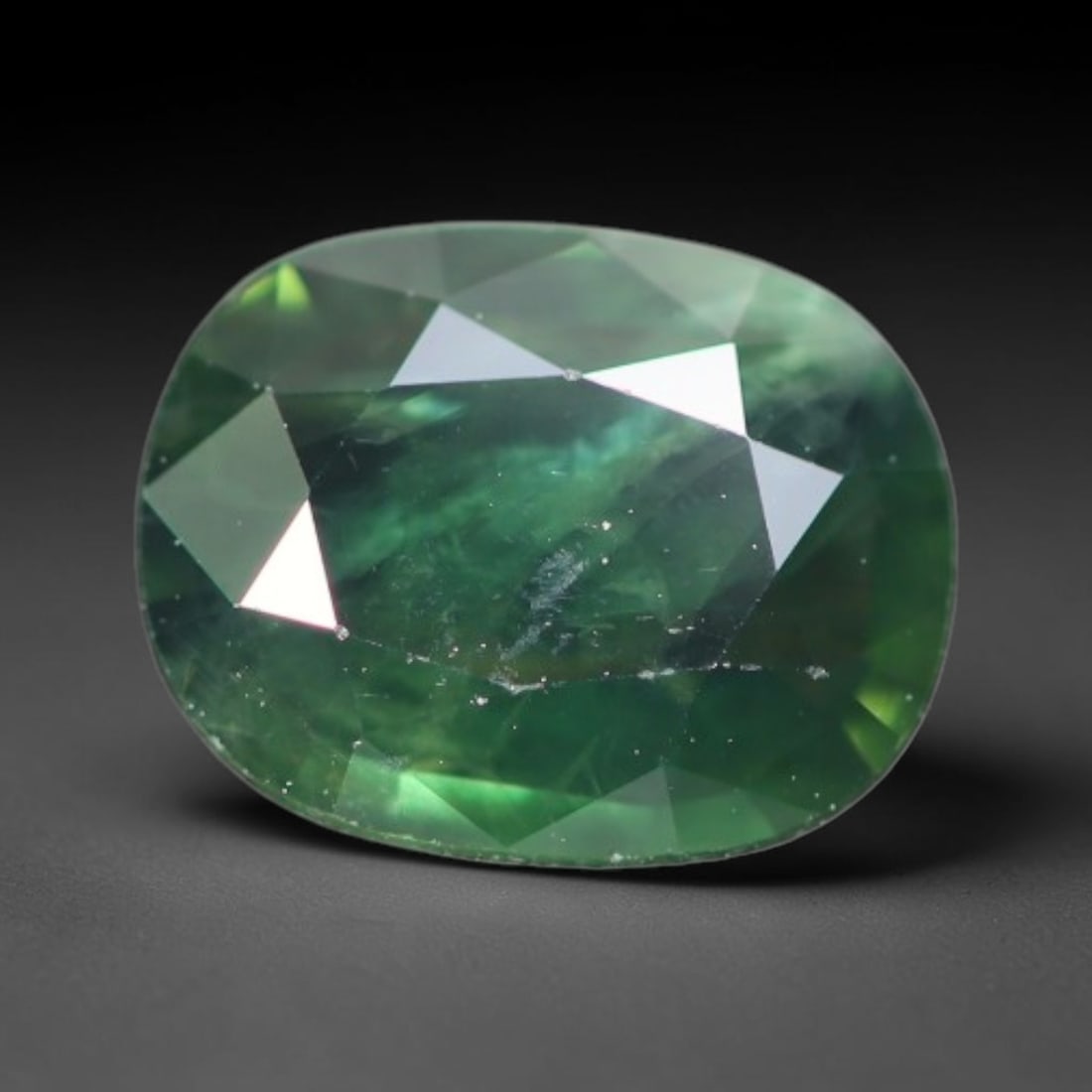 1.01ct Natural Australian Teal Faceted Sapphire Loose Gemstone, 7BA (1 of 1)