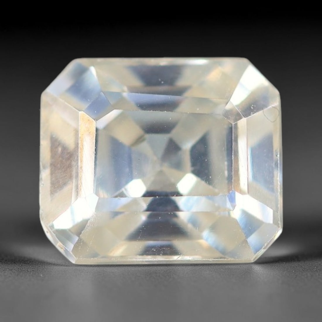 1.45 Carats Natural Cool White Moissanite Loose Gemstone, 96FM (1 of 1)