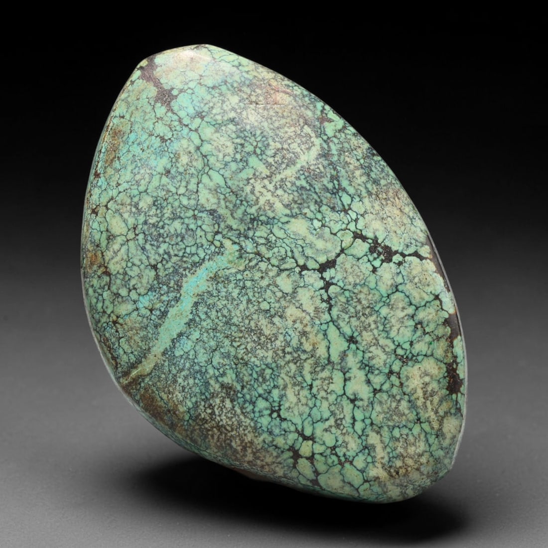 31ct Vintage Tibetan Natural Turquoise Freeform Cabochon Loose Gemstone, 76BW (1 of 1)