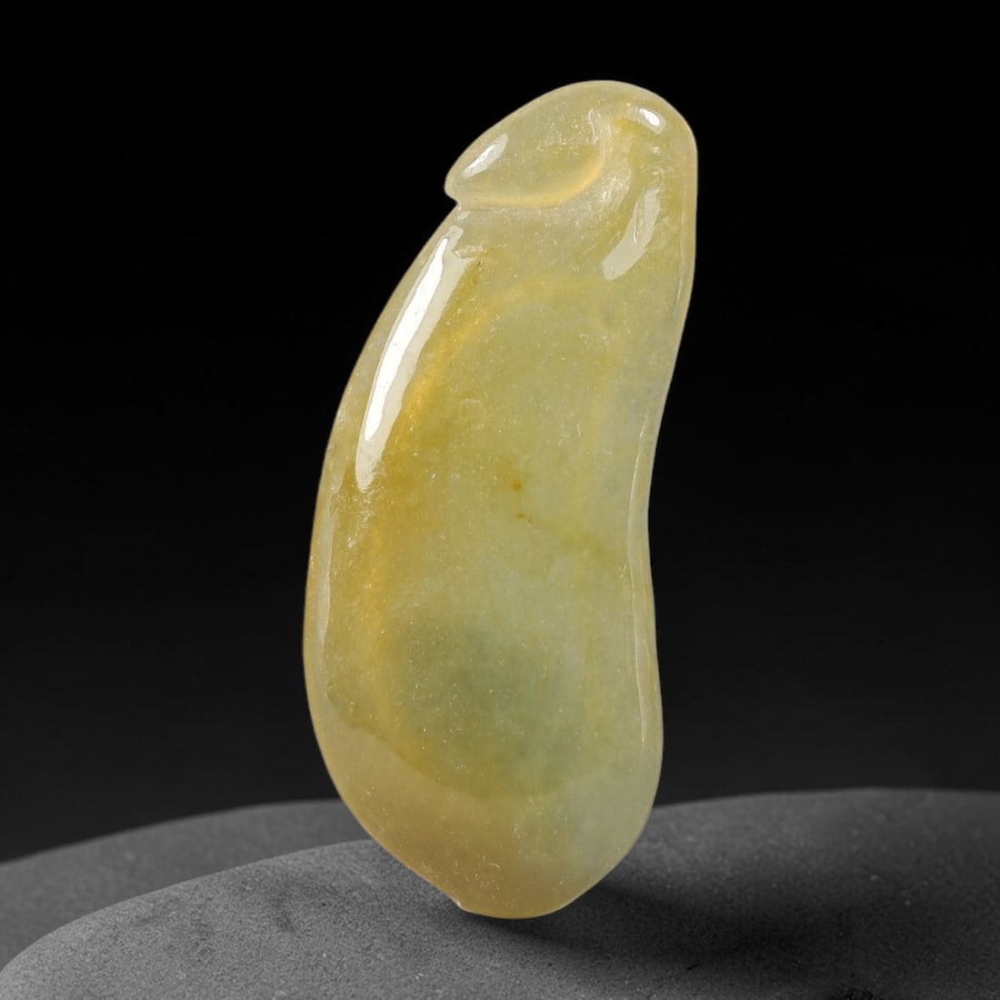 Natural Burmese Type A Jadeite Jade Hand Carved Pendant, 67BS: Artisan hand-carved untreated Burmese Type A jadeite jade pendant measuring 28x12 mm. Carefully sculpted with detailed relief craftsmanship and finished with a smooth glossy polish. Authentic Type A j