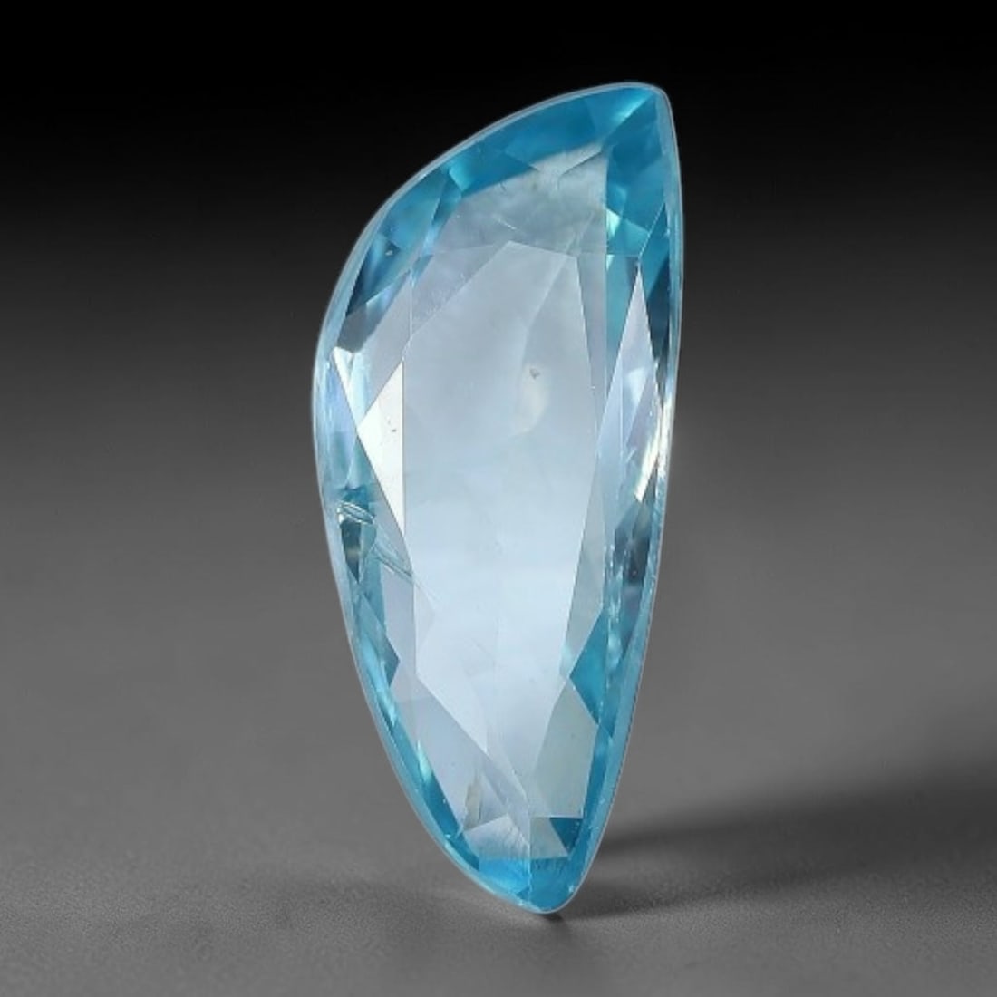 1.35ct Natural Cambodian Blue Zircon Rose Cut Loose Gemstone, 64BV: This fascinating rose cut gemstone is natural blue zircon sourced from Cambodia. The vintage-inspired rose cut facets create soft, diffused light return that beautifully showcases its vivid saturated 