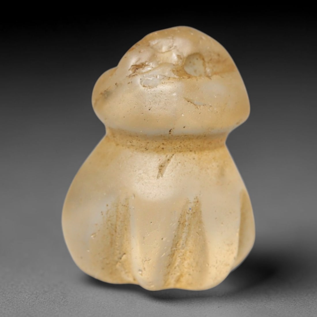Ancient Medieval Coptic Christian Egyptian Culture Rock Crystal Amulet (300-1000 CE), 24FY (1 of 1)