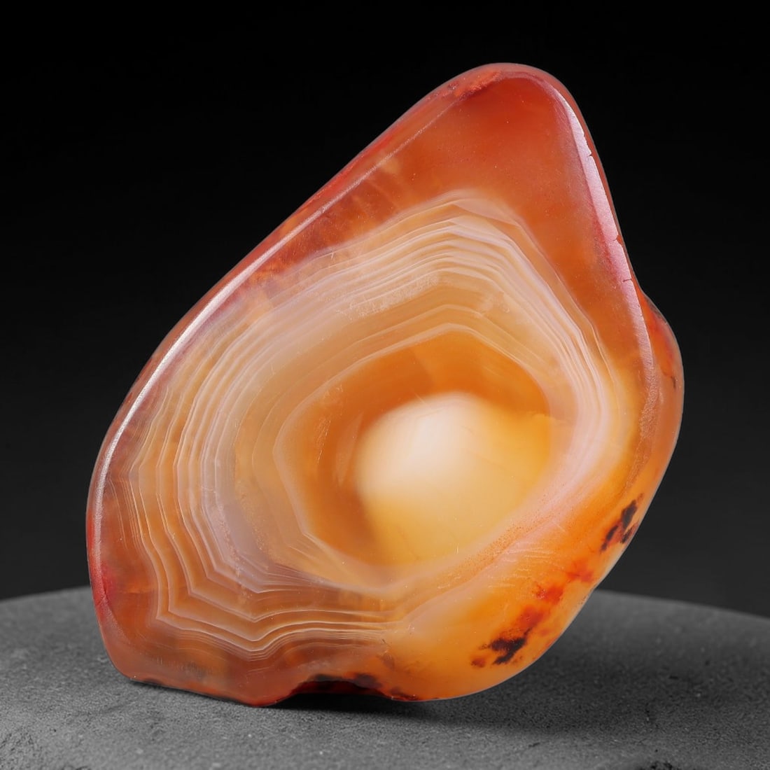 113ct Natural Brazilian Carnelian Banded Agate Sliced Rough Slab, 89FB (1 of 2)