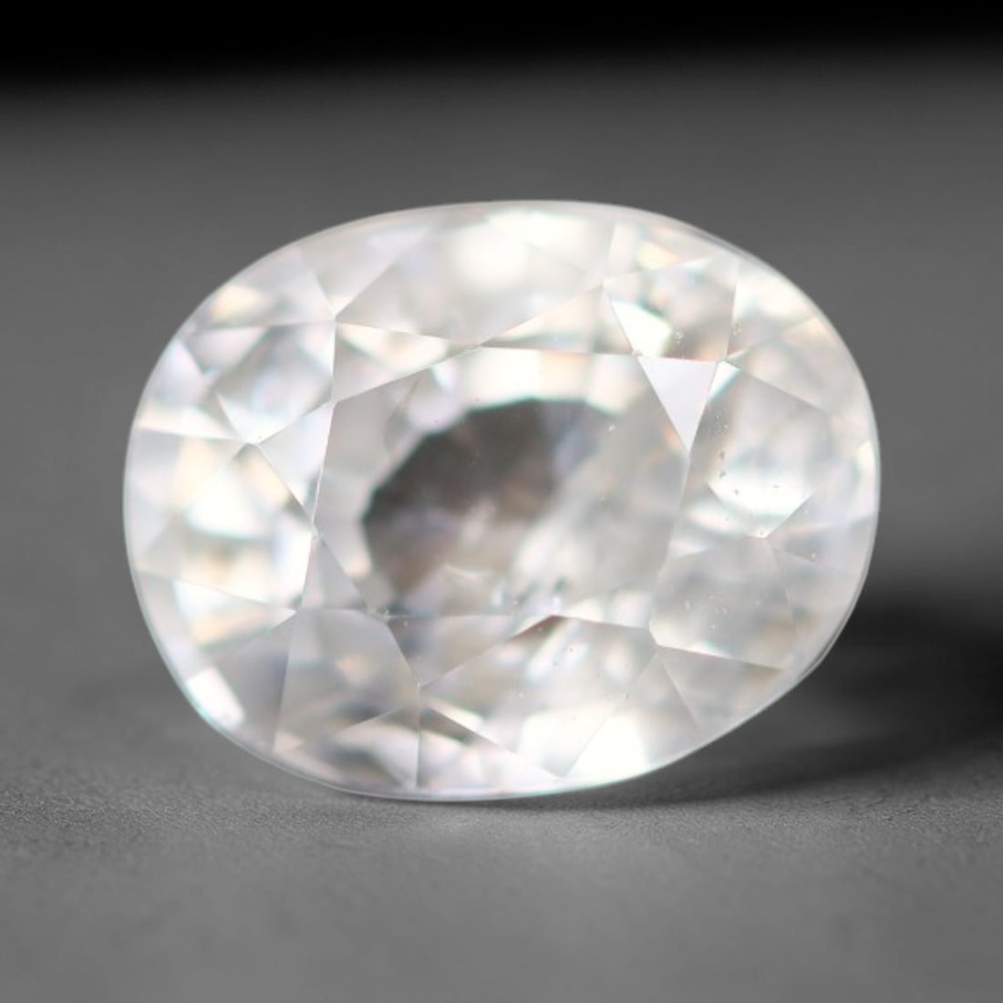 1.21ct Natural Cambodian White Zircon Loose Gemstone, 1BA (1 of 1)