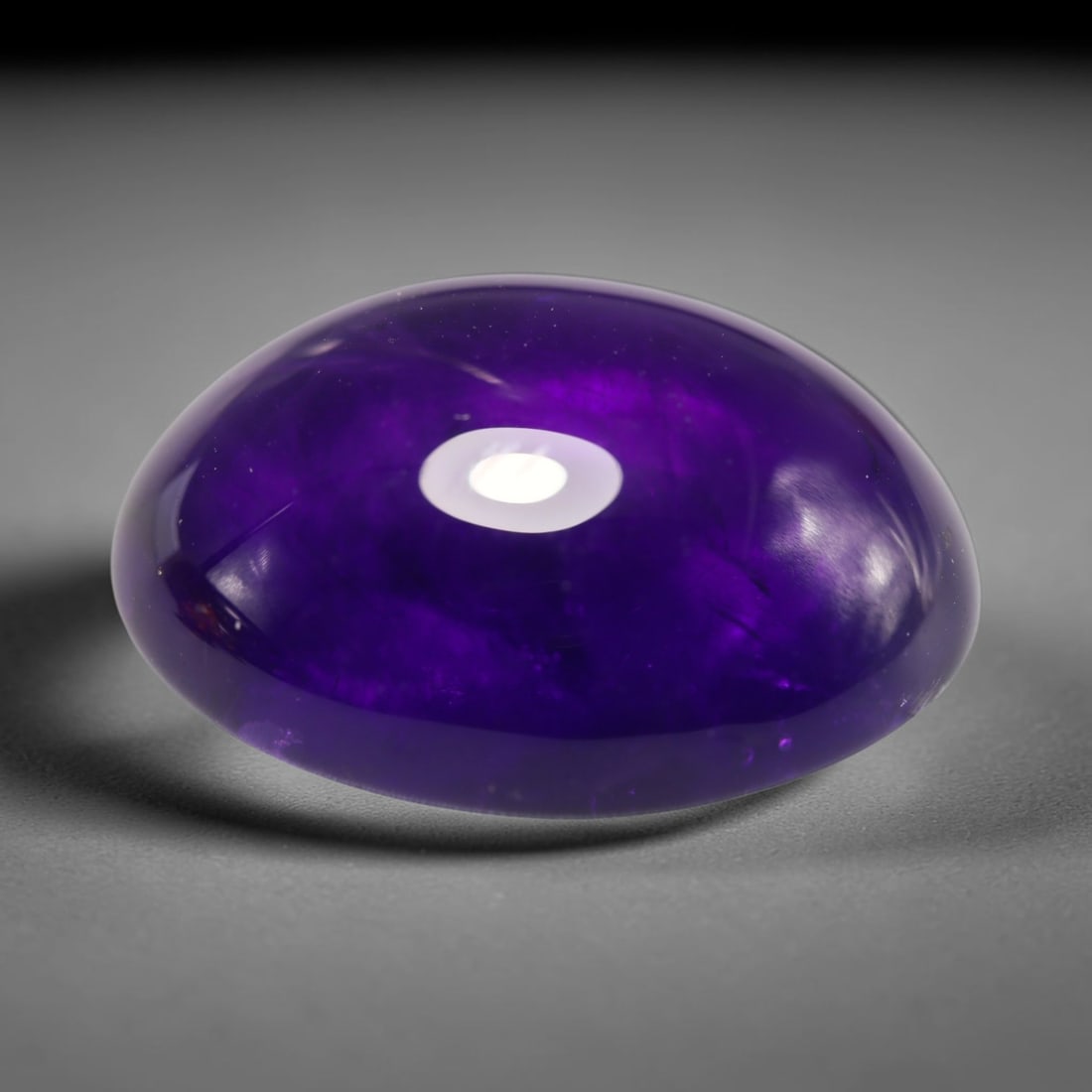 24.67ct Natural Brazilian Amethyst Oval Cabochon Loose Gemstone, 83BZ (1 of 1)