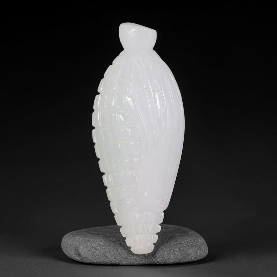 Natural Burmese Type A Jadeite Jade Hand Carved Pendant, 28BP: Artisan hand-carved untreated Burmese Type A jadeite jade pendant measuring 42x16 mm. Carefully sculpted with detailed relief craftsmanship and finished with a smooth glossy polish. Authentic Type A j