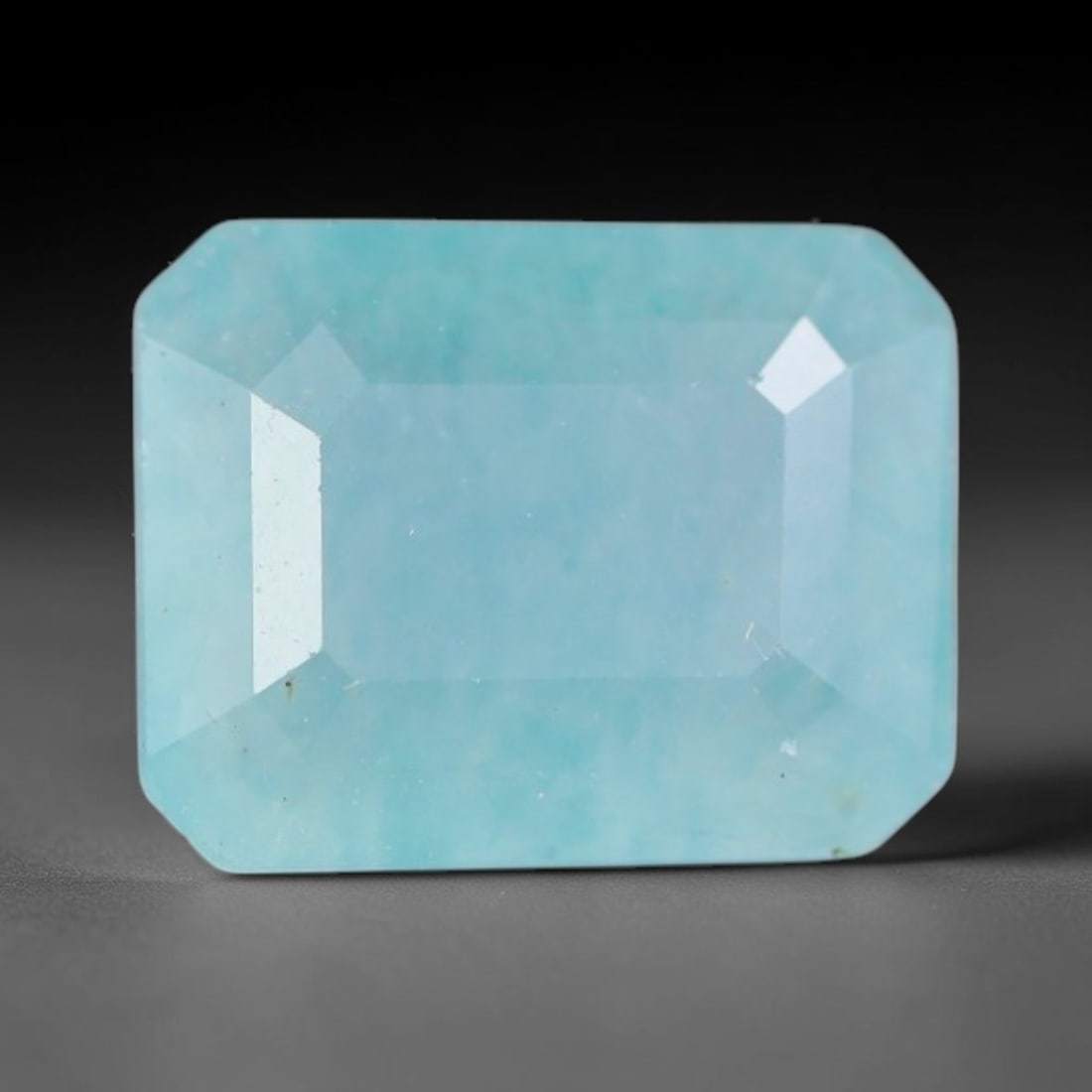 1.97ct Natural Madagascan Faceted Grandidierite Rare Loose Gemstone, 47BF: This expertly faceted finished grandidierite holds soft translucent body tone with fine faint natural internal veining visible beneath precisely cut reflective facets within its 8.8x6.9x4mm calibrated