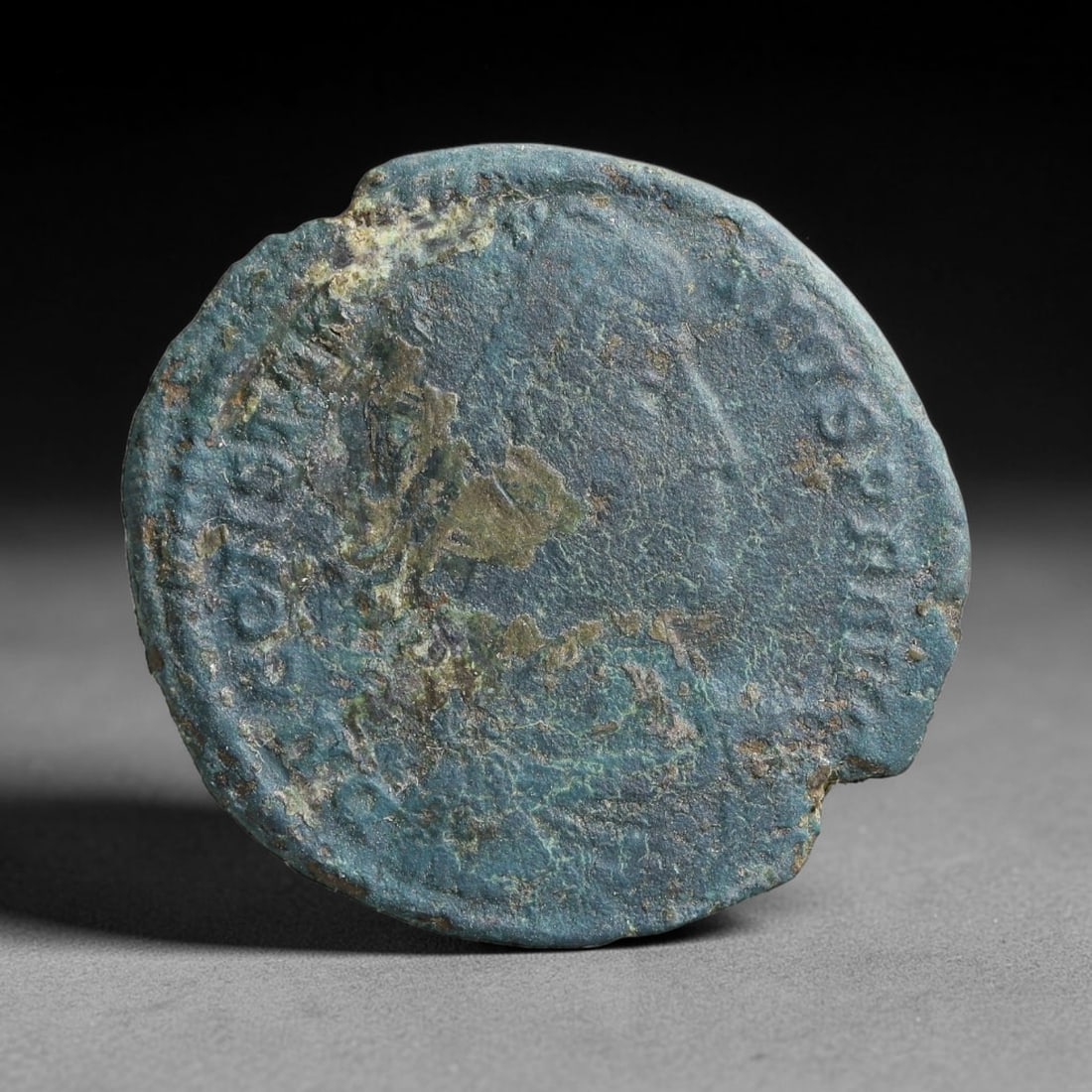 Authentic Ancient Imperial Roman Provincial AE Bronze Coin Original Burial Patina, 34BT: This genuine ancient bronze provincial coin originates from the Imperial Roman era, minted at regional provincial mints throughout the Roman Empire to facilitate local trade and civic economic activit