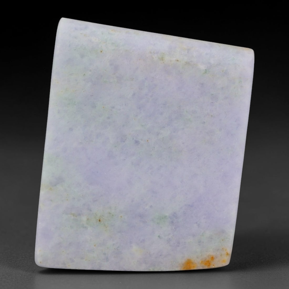 130ct Natural Type A Burmese Jadeite Jade Sliced Rough, 19FB: This specimen is a sliced rough block of natural Type A Burmese jadeite jade. The interior displays natural colour zoning with visible mineral veining and crystalline patterns typical of unprocessed j