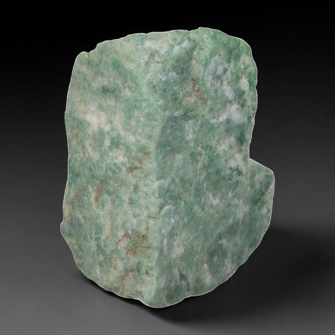 140Ct Natural Type A Burmese Jadeite Jade Rough Stone - Light Green Raw Material, 49EA: This is a natural, unpolished rough stone of Type A Burmese jadeite jade, weighing 140 carats and measuring 3.7x3cm. The stone features a soft light green base with natural mottling, subtle white incl