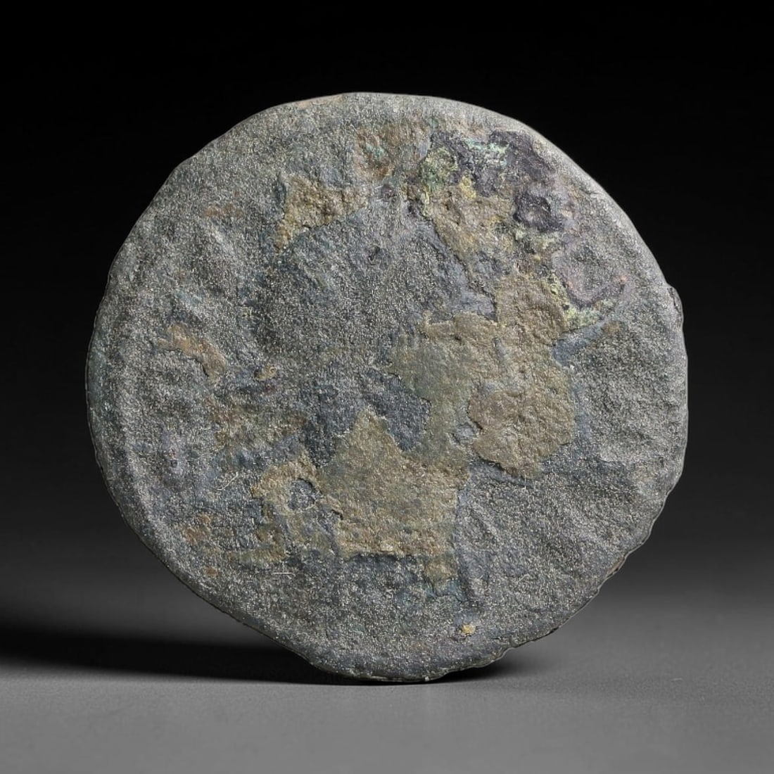 Authentic Ancient Imperial Roman Provincial AE Bronze Coin Original Burial Patina, 28BT: This genuine ancient bronze provincial coin originates from the Imperial Roman era, minted at regional provincial mints throughout the Roman Empire to facilitate local trade and civic economic activit