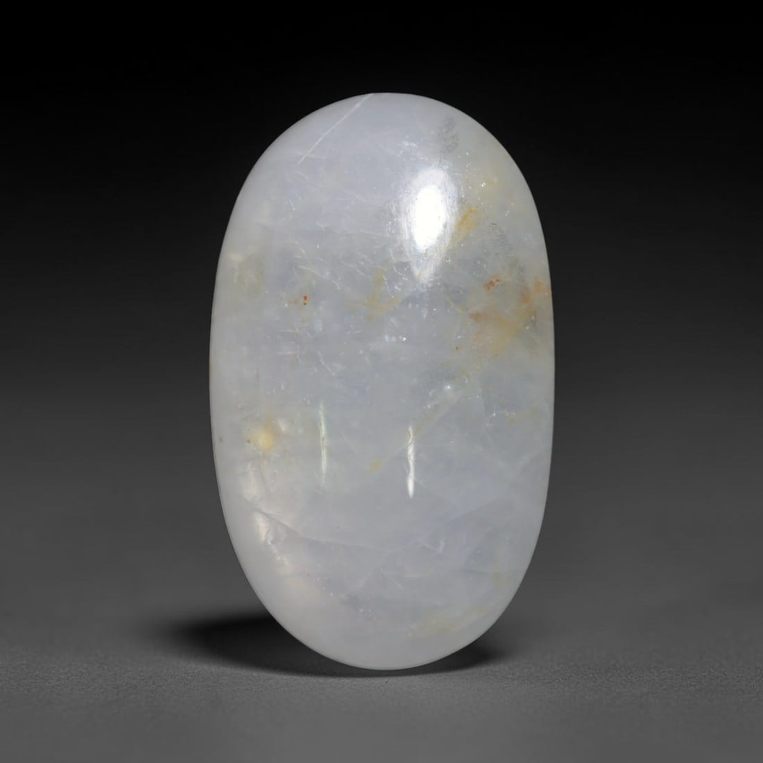 5.01ct Natural Unheated Burmese White Star Sapphire Oval Cabochon Loose Gemstone, 62BQ: This finely polished oval cabochon is natural unheated Burmese white star sapphire. Aligned microscopic rutile inclusions within the crystal create asterism, revealed as a star phenomenon under focuse