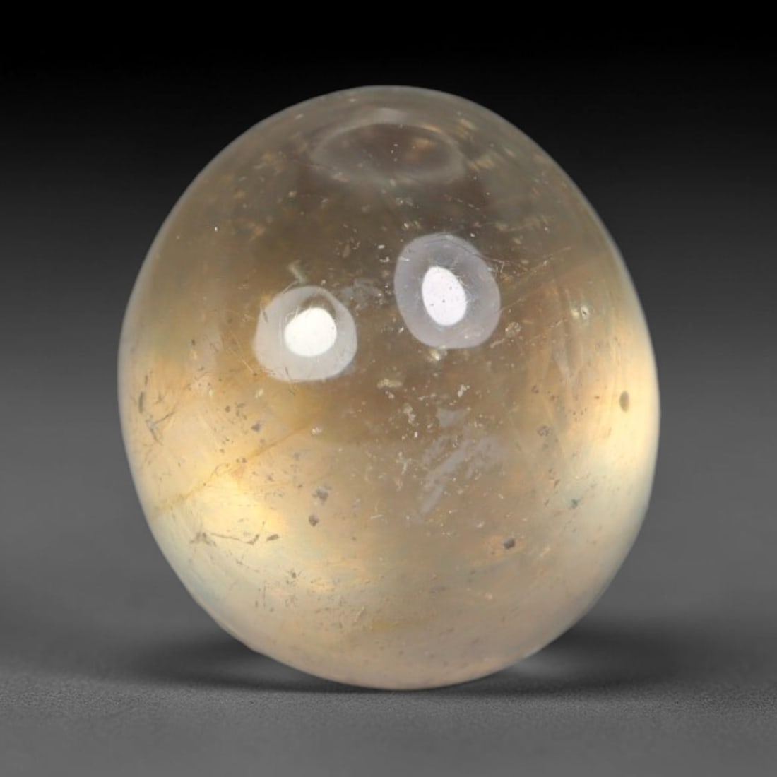 3.38ct Natural Sri Lankan Padparadscha Sapphire Loose Gemstone, 56BA: This fully polished Padparadscha sapphire features soft warm peach-orange blended body tone, with faint natural mineral traces scattered throughout its crystalline interior, measured at calibrated dim