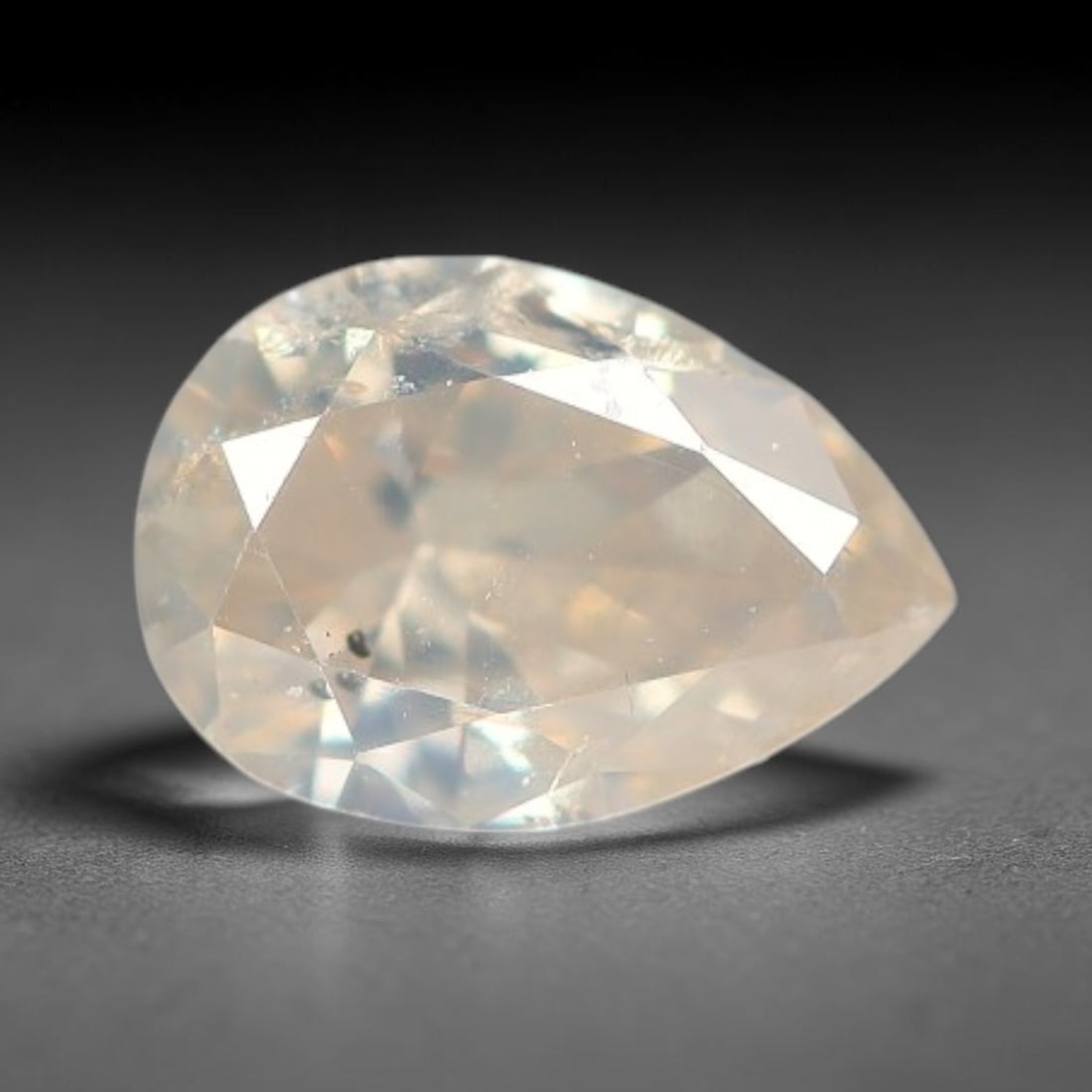 0.20ct Untreated Natural Fancy Diamond Loose Gemstone, 99BH: This fully polished untreated natural fancy diamond features inherent internal mineral markings characteristic of natural diamond formation, measured at calibrated dimensions of 4.6x3.2x1.9mm. Precisi