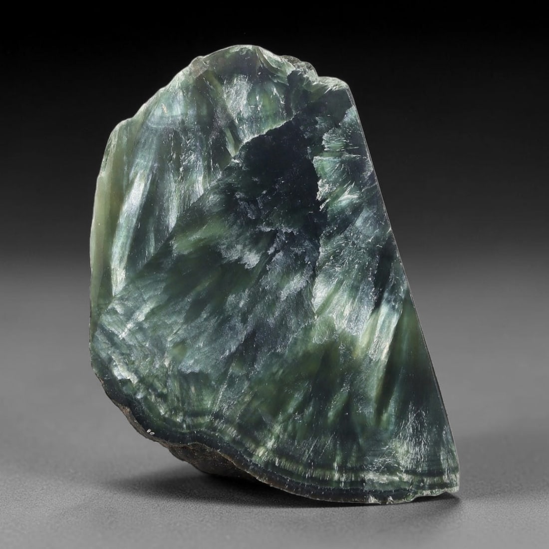 90ct Natural Siberian Seraphinite Polished Rough Slab, 24AR (1 of 1)