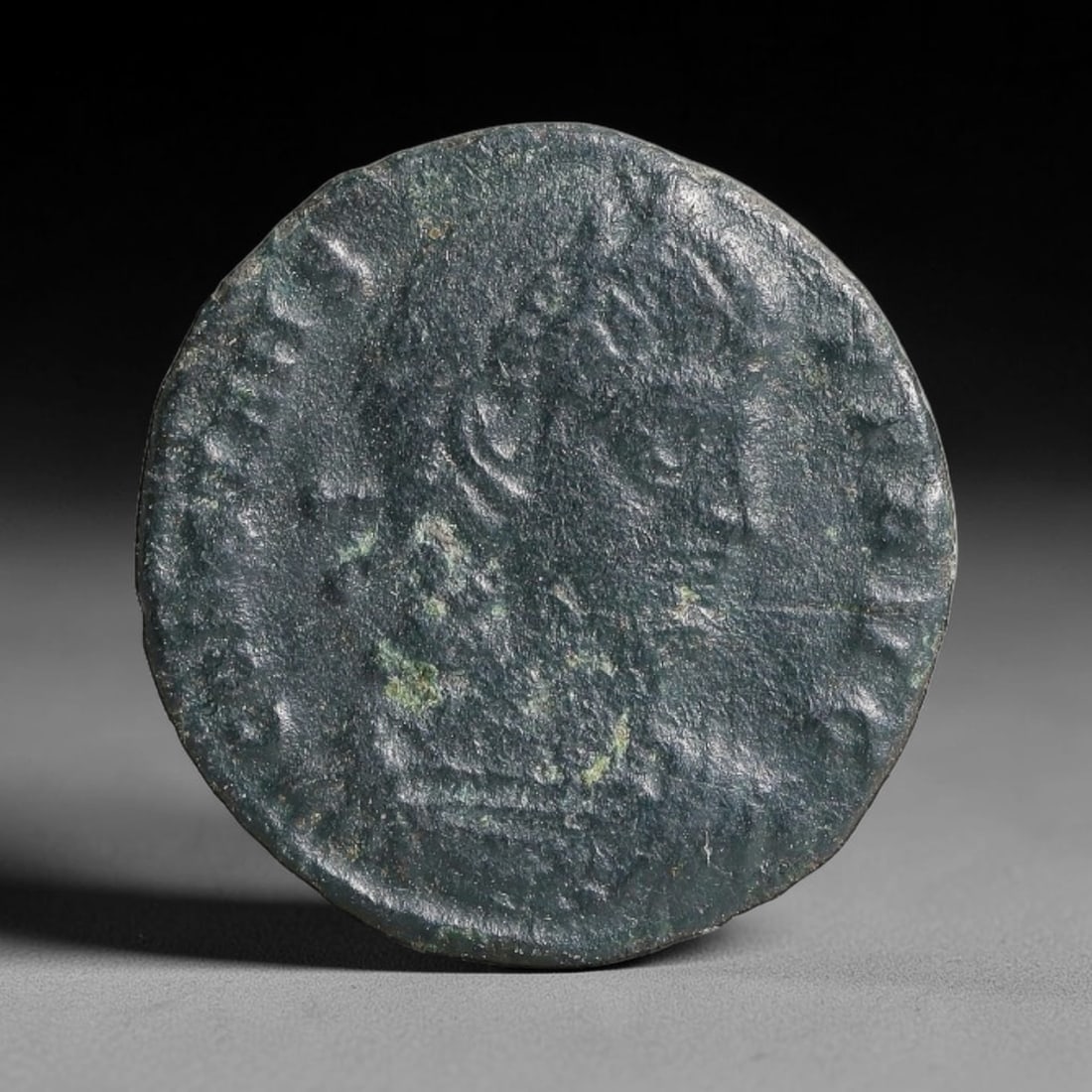 Authentic Ancient Imperial Roman Provincial AE Bronze Coin Original Burial Patina, 33BT: This genuine ancient bronze provincial coin originates from the Imperial Roman era, minted at regional provincial mints throughout the Roman Empire to facilitate local trade and civic economic activit