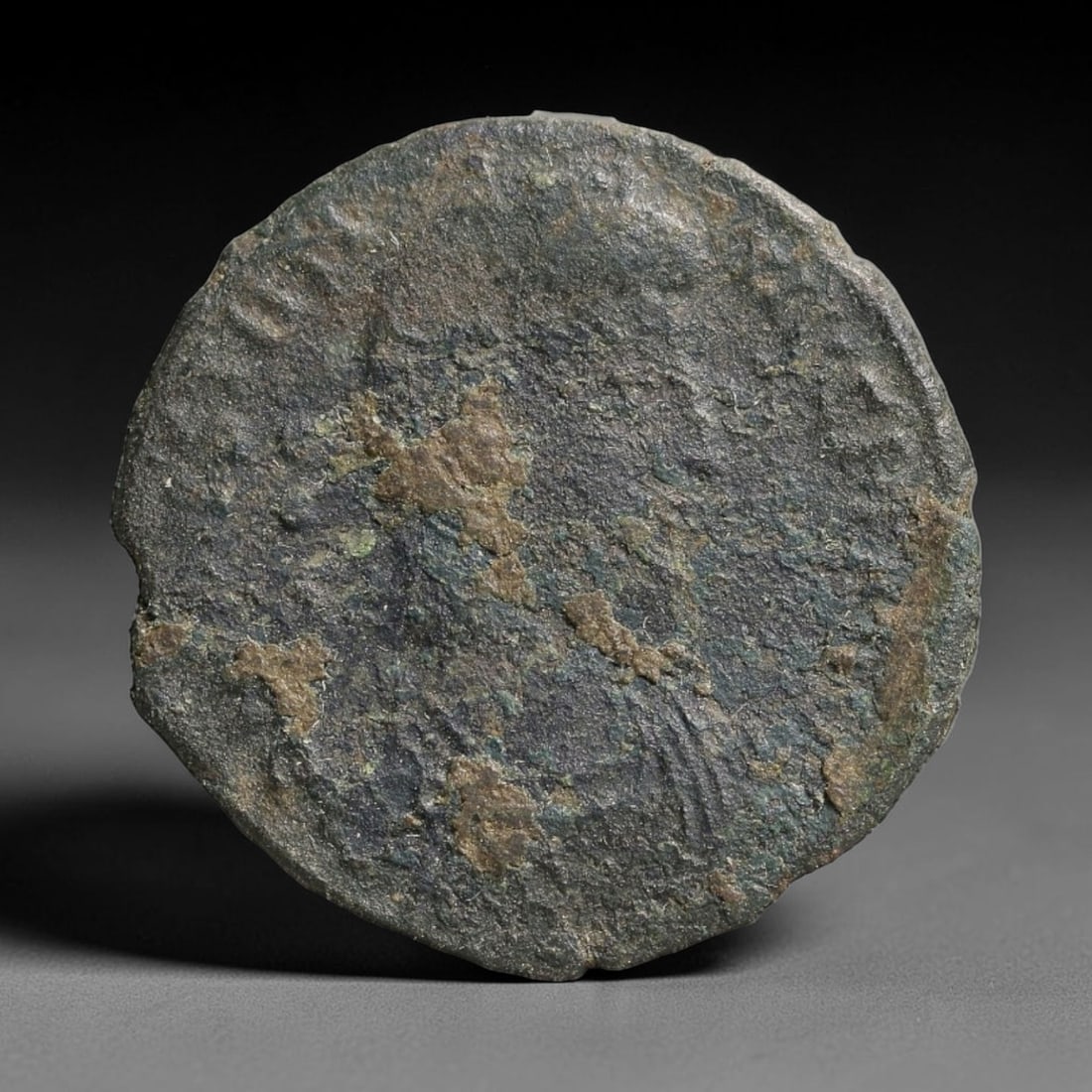 Authentic Ancient Imperial Roman Provincial AE Bronze Coin Original Burial Patina, 35BT (1 of 2)