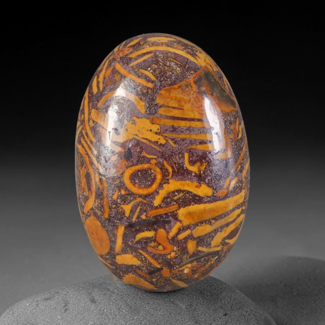 13.84ct Natural Mariam Jasper (Calligraphy Stone) Cabochon Loose Gemstone, 6AK (1 of 1)