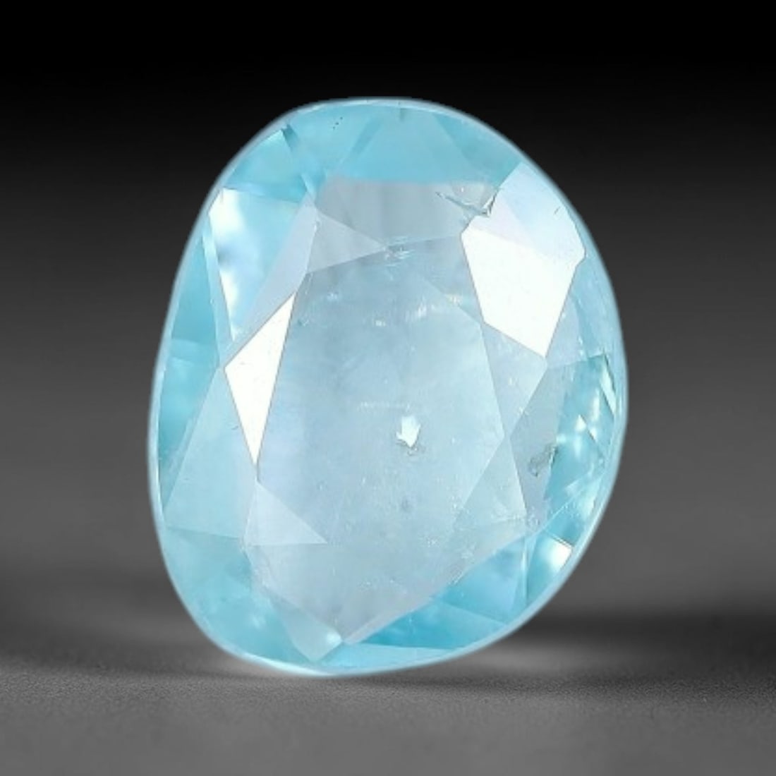 1.30ct Natural Cambodian Blue Zircon Rose Cut Loose Gemstone, 47BV: This fascinating rose cut gemstone is natural blue zircon sourced from Cambodia. The vintage-inspired rose cut facets create soft, diffused light return that beautifully showcases its vivid saturated 