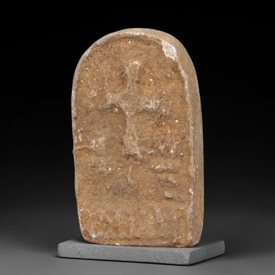 Ancient Medieval Christian Stone Devotional Plaque (800-1300 CE), 38EJ (1 of 1)