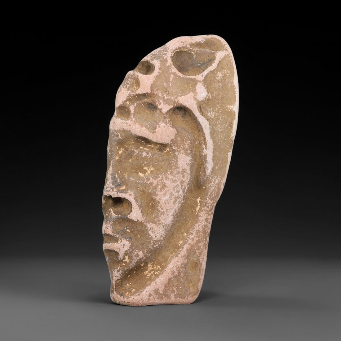 Ancient Medieval Near Eastern Stone Maskette (500-1000 CE), 70EJ (1 of 1)