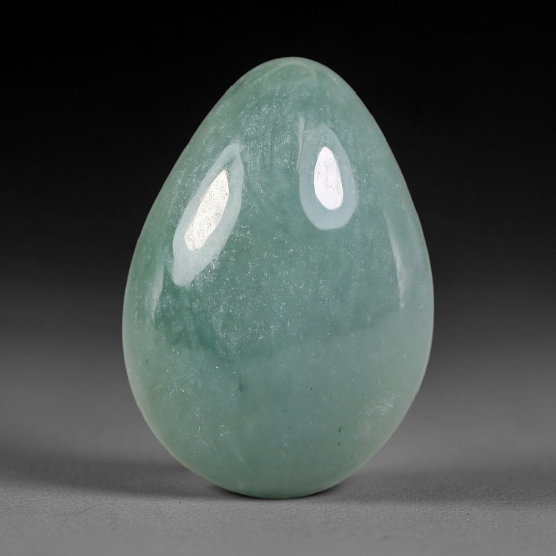 30ct Natural Burmese Type A Jadeite Jade Cabochon, 96EH: This single loose natural Burmese Type A jadeite jade cabochon, fully untreated with no dyeing, bleaching or resin impregnation, this genuine Type A jade retains its all-natural crystalline structure 