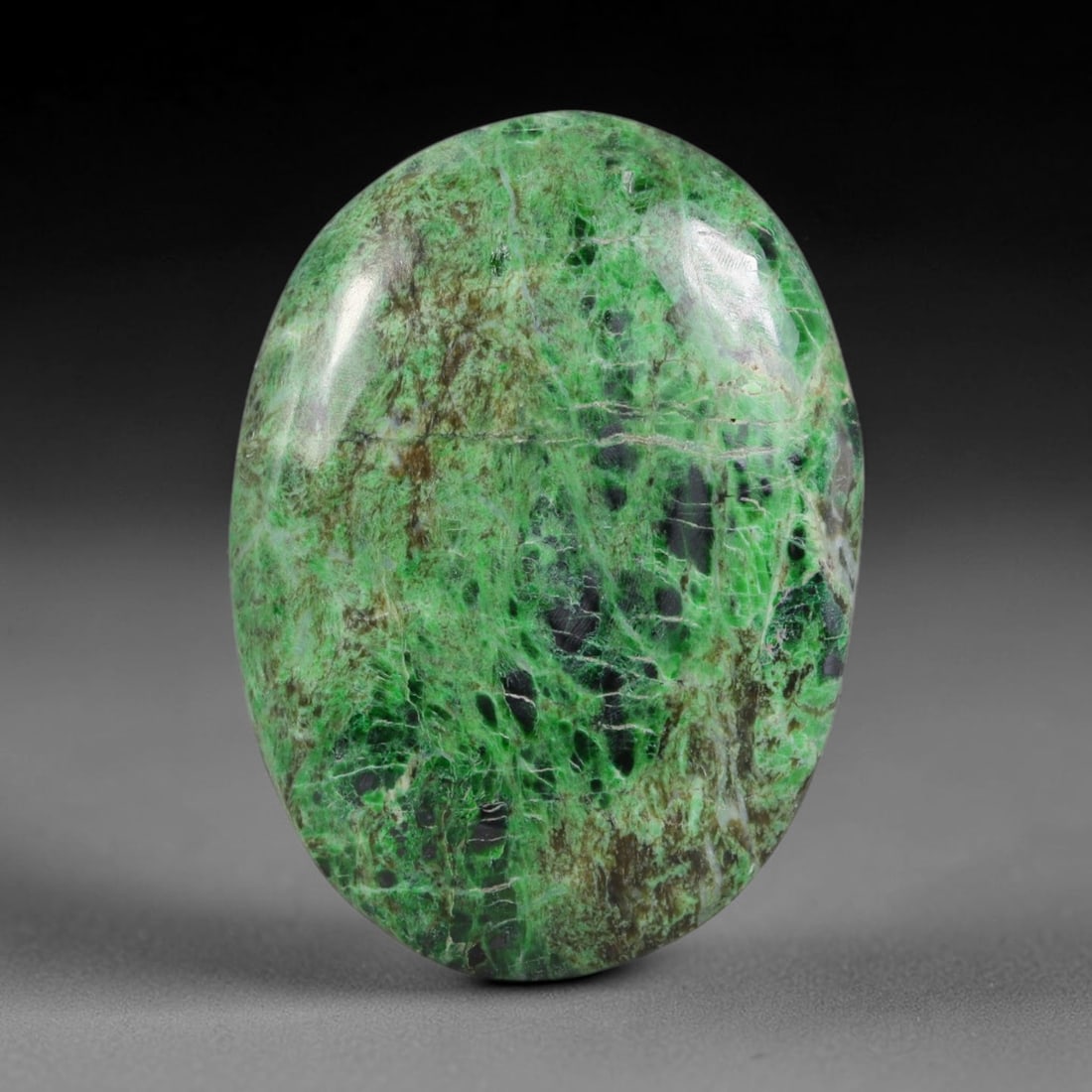 27.87ct Natural Burmese Type A Jadeite Jade Cabochon, 40AL: This single loose natural Burmese Type A jadeite jade cabochon, fully untreated with no dyeing, bleaching or resin impregnation, this genuine Type A jade retains its all-natural crystalline structure 