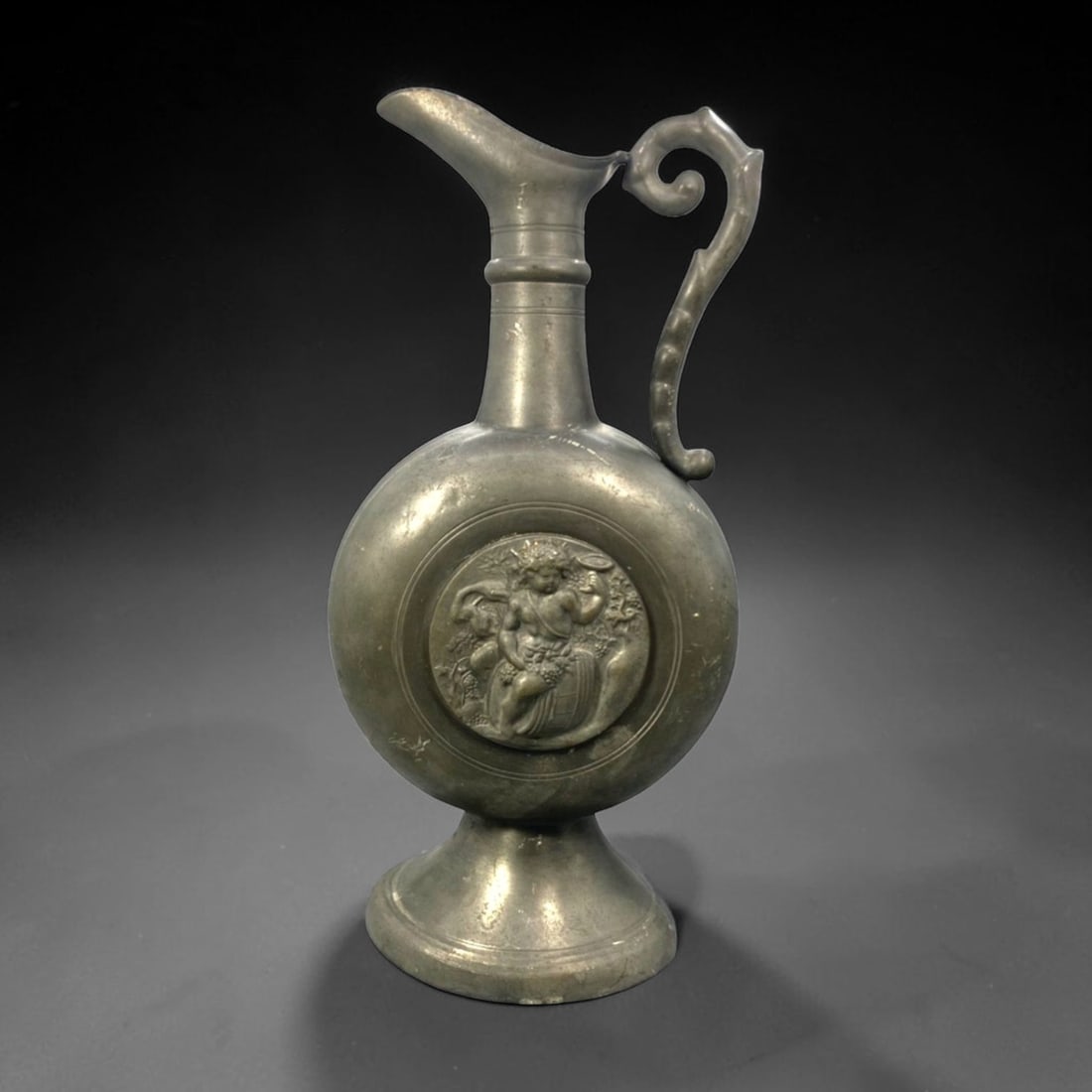 A Swiss Pewter Pitcher by Guggisberg Lugano, 55FK (1 of 3)