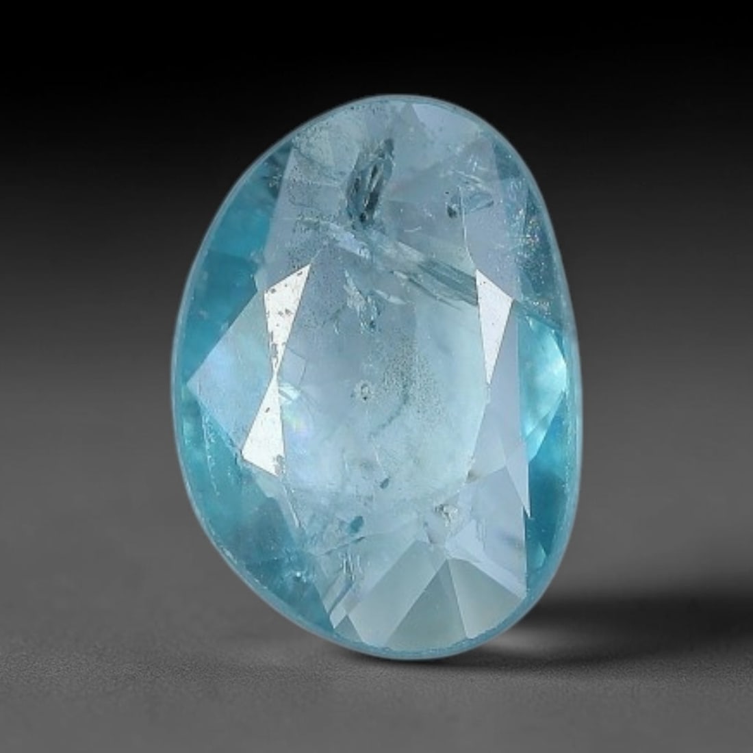 1.17ct Natural Cambodian Blue Zircon Rose Cut Loose Gemstone, 67BV: This fascinating rose cut gemstone is natural blue zircon sourced from Cambodia. The vintage-inspired rose cut facets create soft, diffused light return that beautifully showcases its vivid saturated 