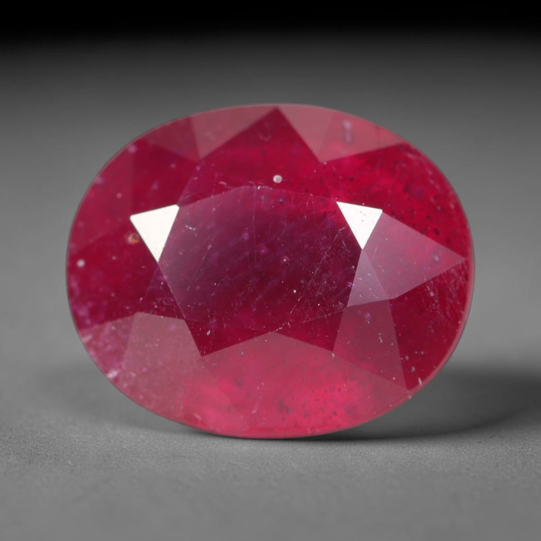 5.87ct Natural Madagascar Vivid Magenta Red Ruby Loose Gemstone, 36BA (1 of 1)