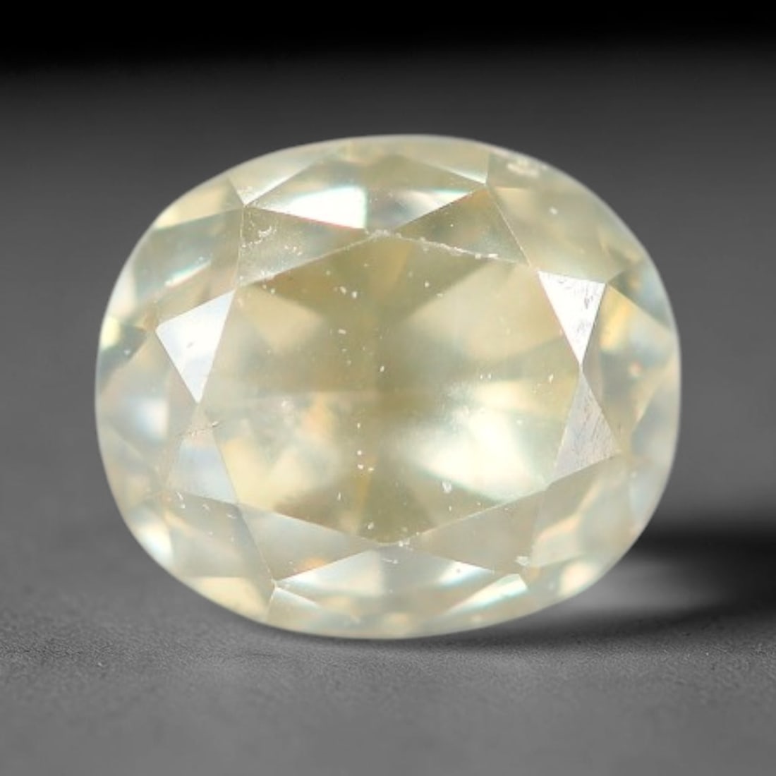 0.32ct Untreated Natural Fancy Diamond Loose Gemstone, 97BH: This fully polished untreated natural fancy diamond features inherent internal mineral markings characteristic of natural diamond formation, measured at calibrated dimensions of 4x3.4x2.6mm. Precision