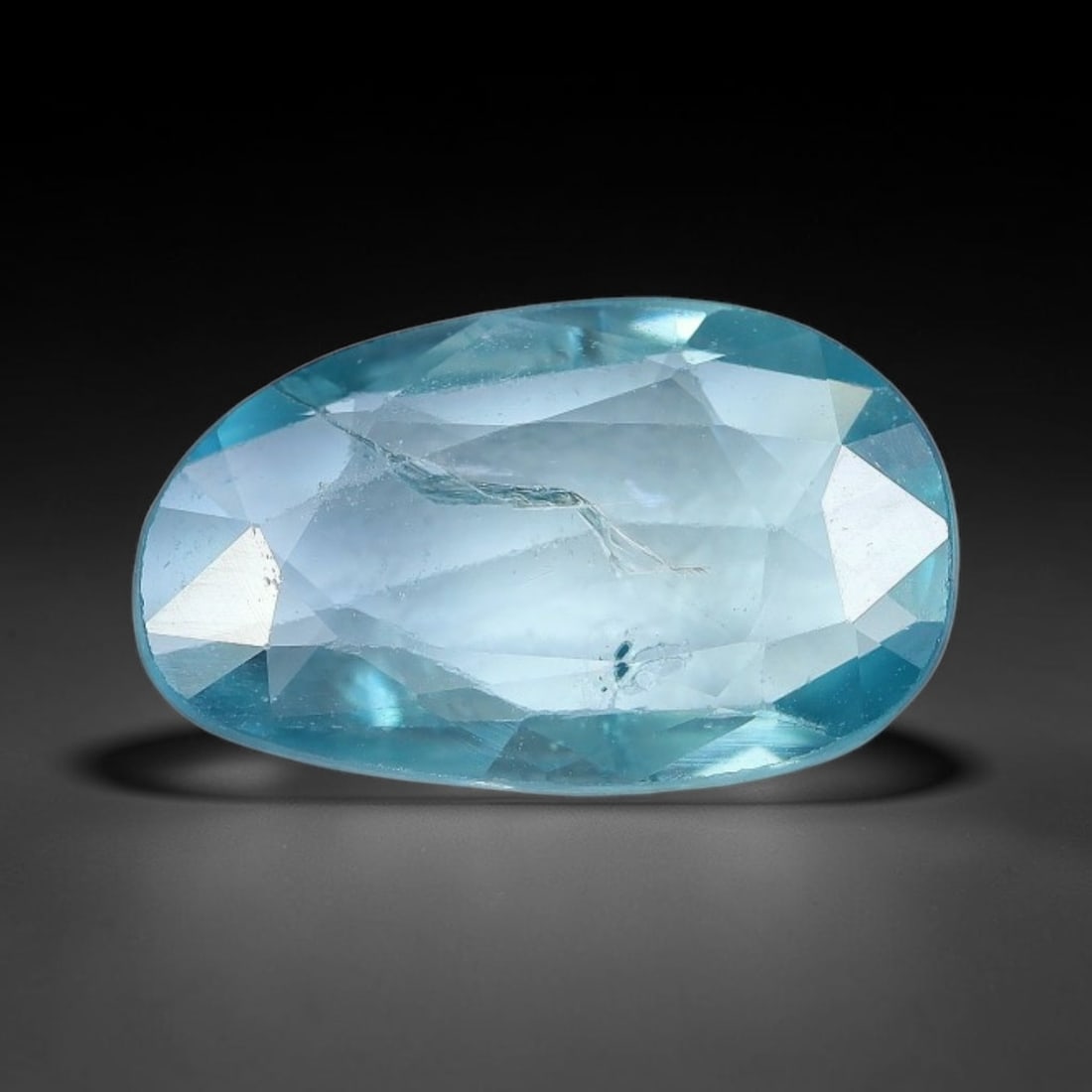 3.46ct Natural Cambodian Blue Zircon Rose Cut Loose Gemstone, 83BV: This fascinating rose cut gemstone is natural blue zircon sourced from Cambodia. The vintage-inspired rose cut facets create soft, diffused light return that beautifully showcases its vivid saturated 