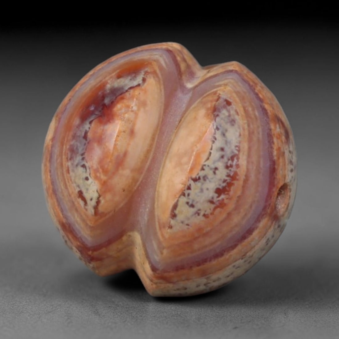 Vintage Tibetan Natural Carnelian Agate Bead Talisman, 98AP (1 of 1)