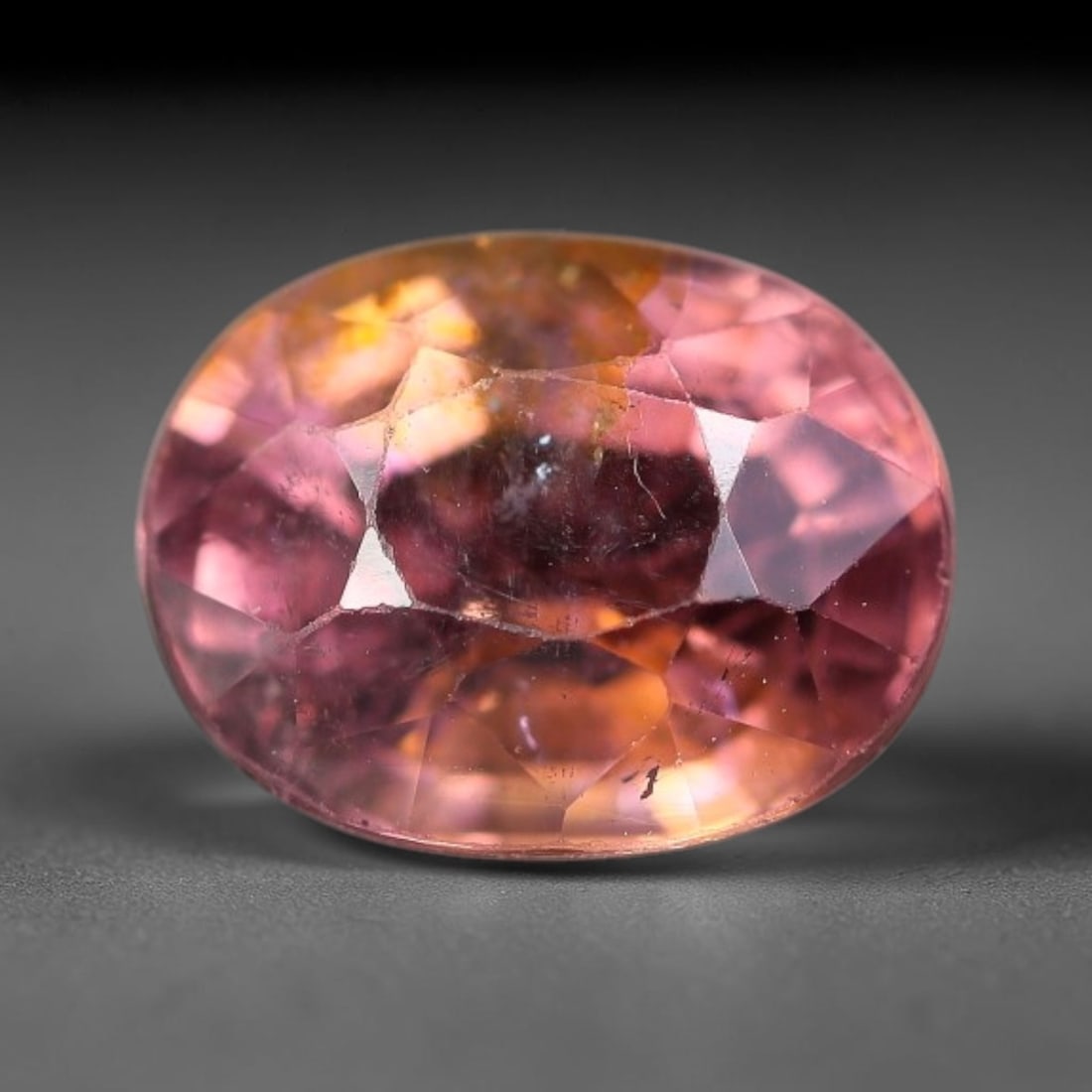 2.50 Carats Natural Mozambique Fancy Color Tourmaline Loose Gemstone, 15FM: This Mozambique fancy color tourmaline carries physical measurements of 9.1x7.2x5.5mm, representing a fine example of collectible fancy tourmaline sourced from established Mozambican mineral deposits 