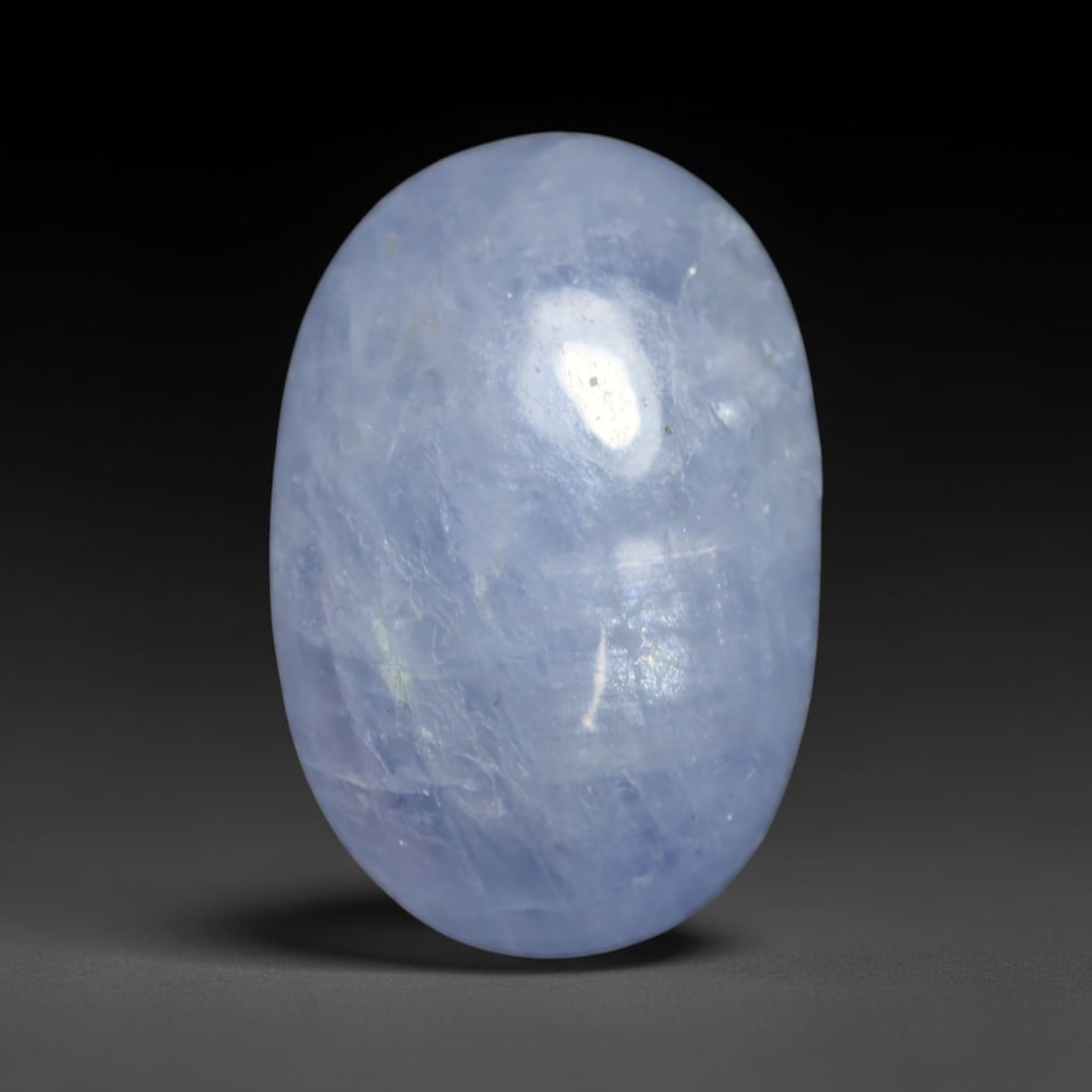 3.34ct Natural Unheated Burmese Blue Star Sapphire Oval Cabochon Loose Gemstone, 59BQ: This smoothly polished oval cabochon features natural Burmese blue star sapphire, formed with densely aligned rutile needle inclusions required to produce asterism. The gently domed surface is expertl