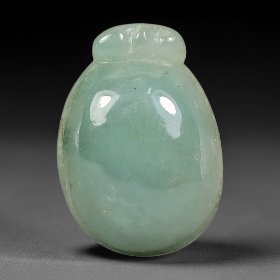 Natural Burmese Type A Jadeite Jade Hand Carved Pendant, 70BS: Artisan hand-carved untreated Burmese Type A jadeite jade pendant measuring 18x13 mm. Carefully sculpted with detailed relief craftsmanship and finished with a smooth glossy polish. Authentic Type A j