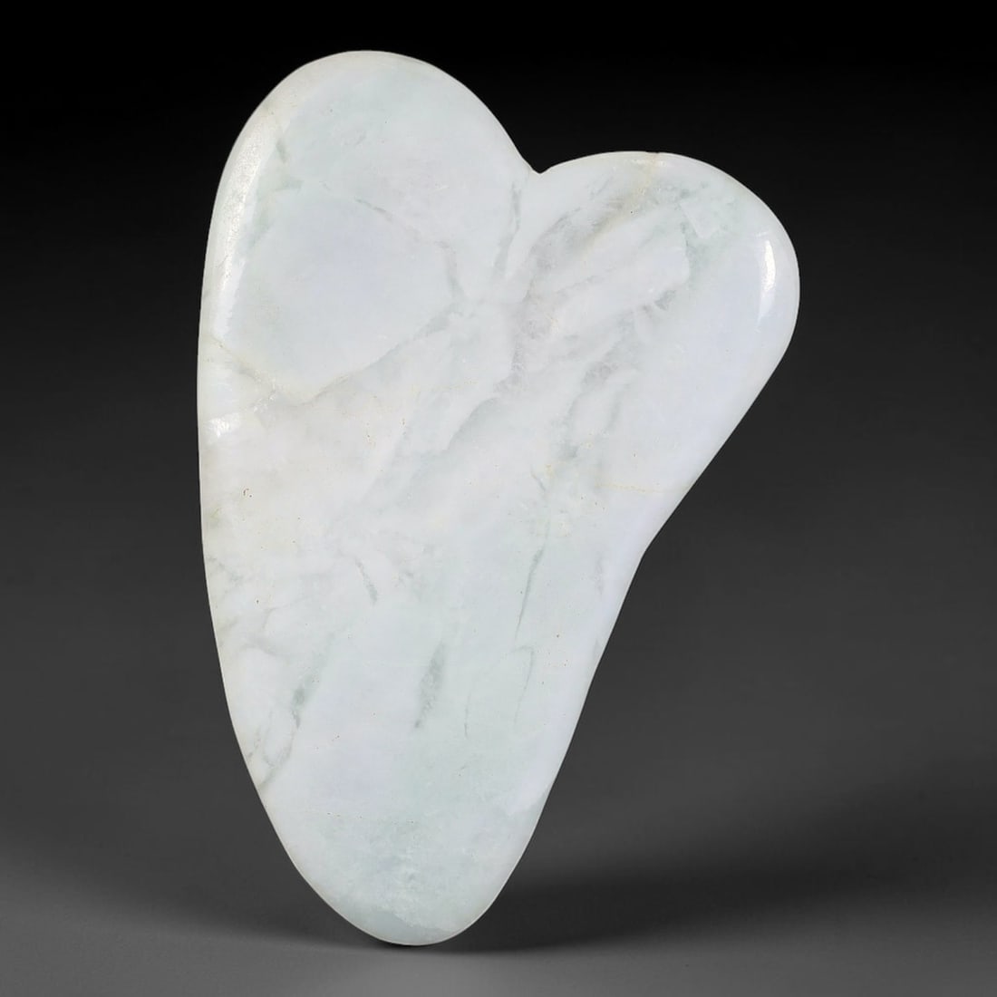 Natural Burmese Type A Jadeite Jade Facial Massage Gua Sha Tool, 32BK (1 of 1)