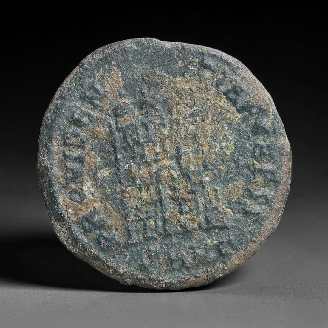 Authentic Ancient Imperial Roman Provincial AE Bronze Coin Original Burial Patina, 27BT (1 of 2)