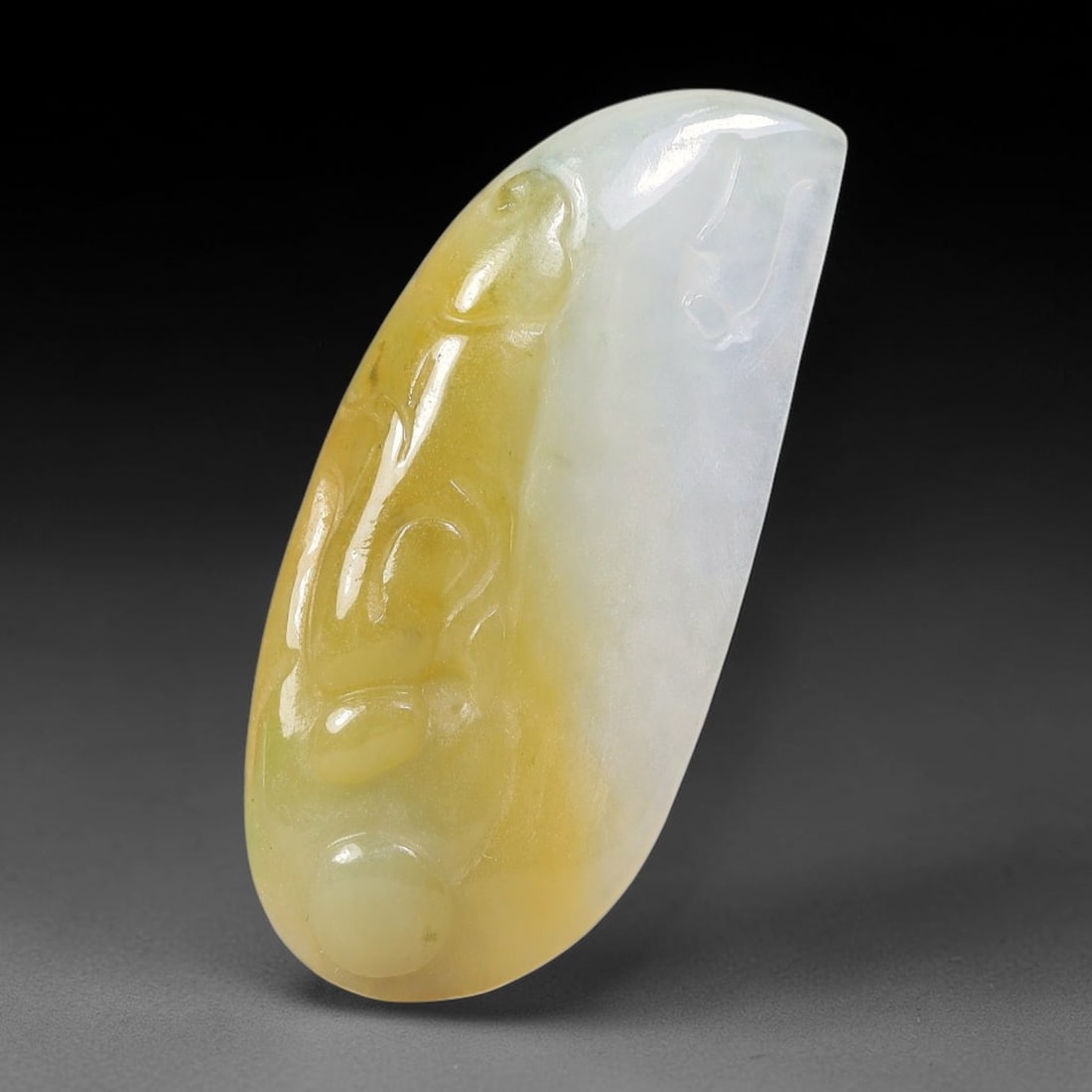 Natural Burmese Type A Jadeite Jade Hand Carved Pendant, 1BS (1 of 1)