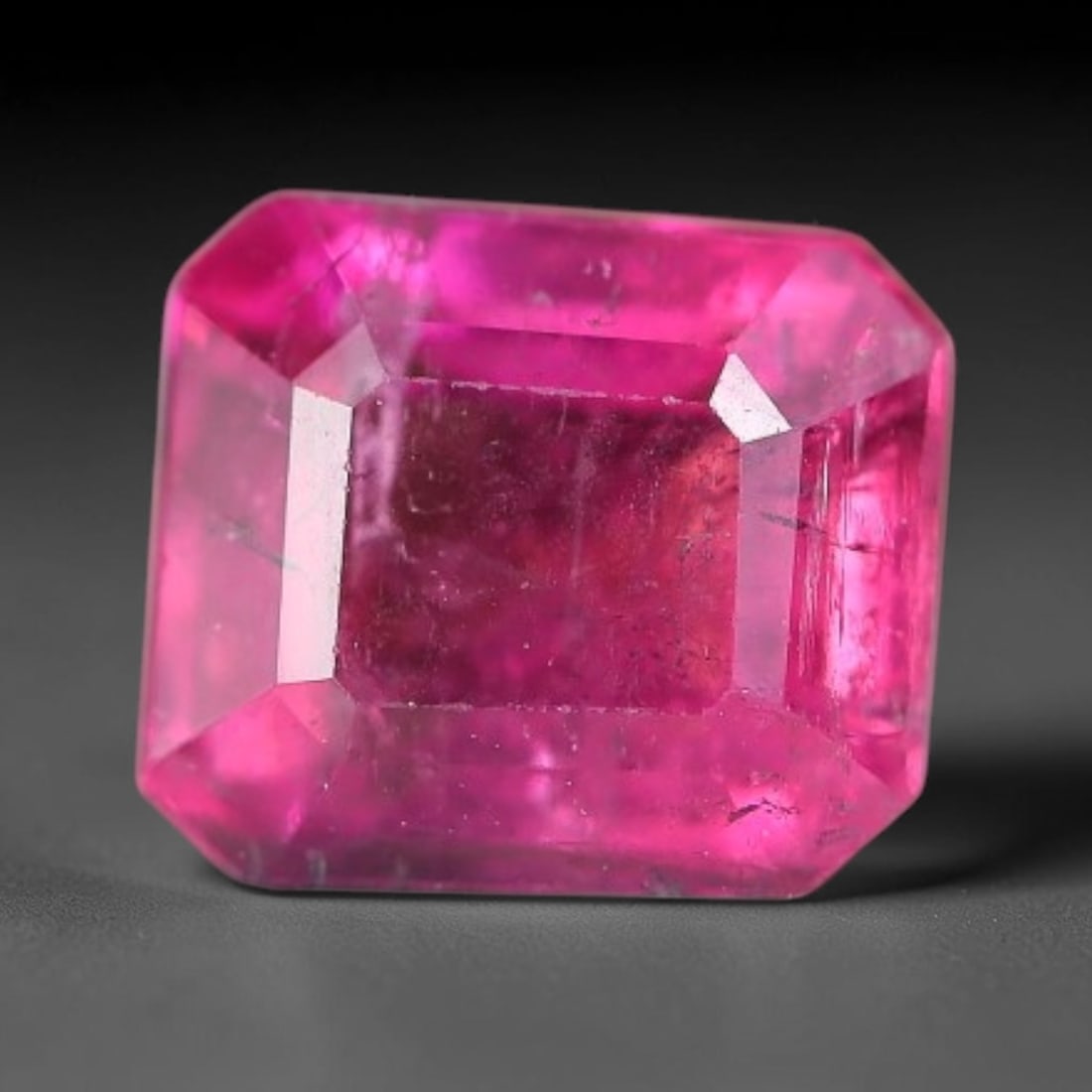 1.65 Carats Natural Mozambique Fancy Color Tourmaline Loose Gemstone, 20FM: This Mozambique fancy color tourmaline carries physical measurements of 6.6x5.7x4.8mm, representing a fine example of collectible fancy tourmaline sourced from established Mozambican mineral deposits 