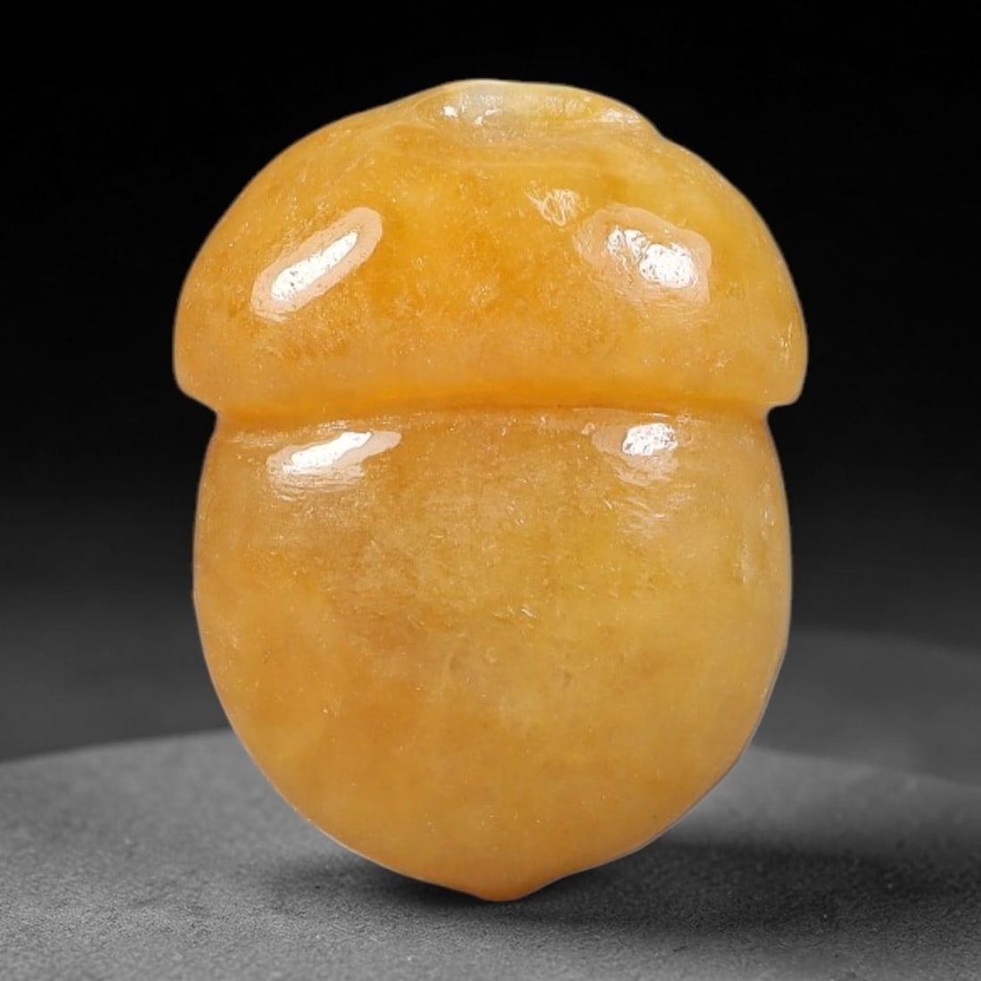 Natural Burmese Type A Jadeite Jade Hand Carved Pendant, 100BS: Artisan hand-carved untreated Burmese Type A jadeite jade pendant measuring 17x13 mm. Carefully sculpted with detailed relief craftsmanship and finished with a smooth glossy polish. Authentic Type A j