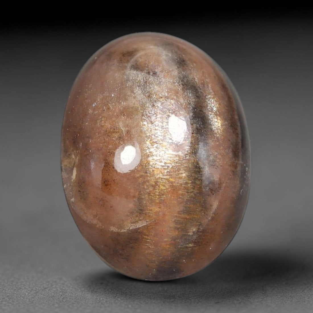17.09 Carats Natural Australian Lattice Sunstone Cabochon Loose Gemstone, 91AB (1 of 1)